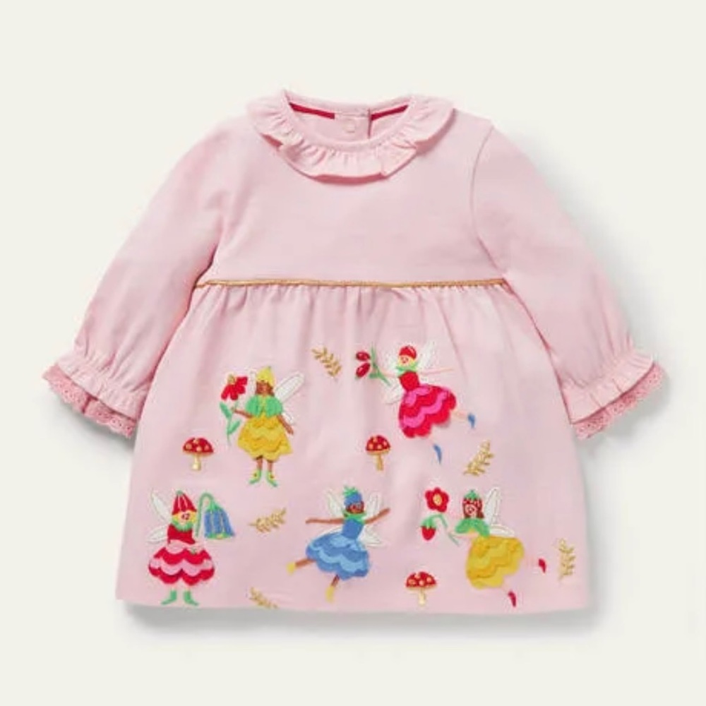 Jersey Appliqué Dress